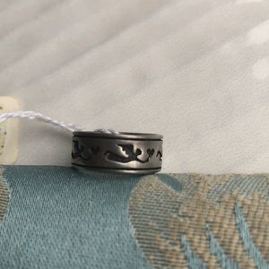 Tiny Angel Sterling Silver Ring